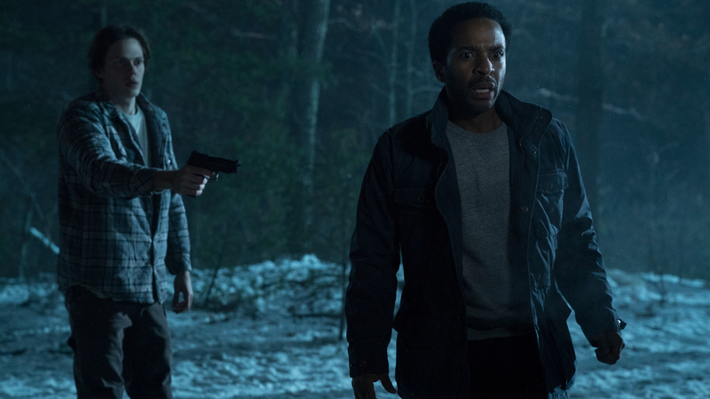 Castle Rock was heavy on tense, snowy moments in the woods.